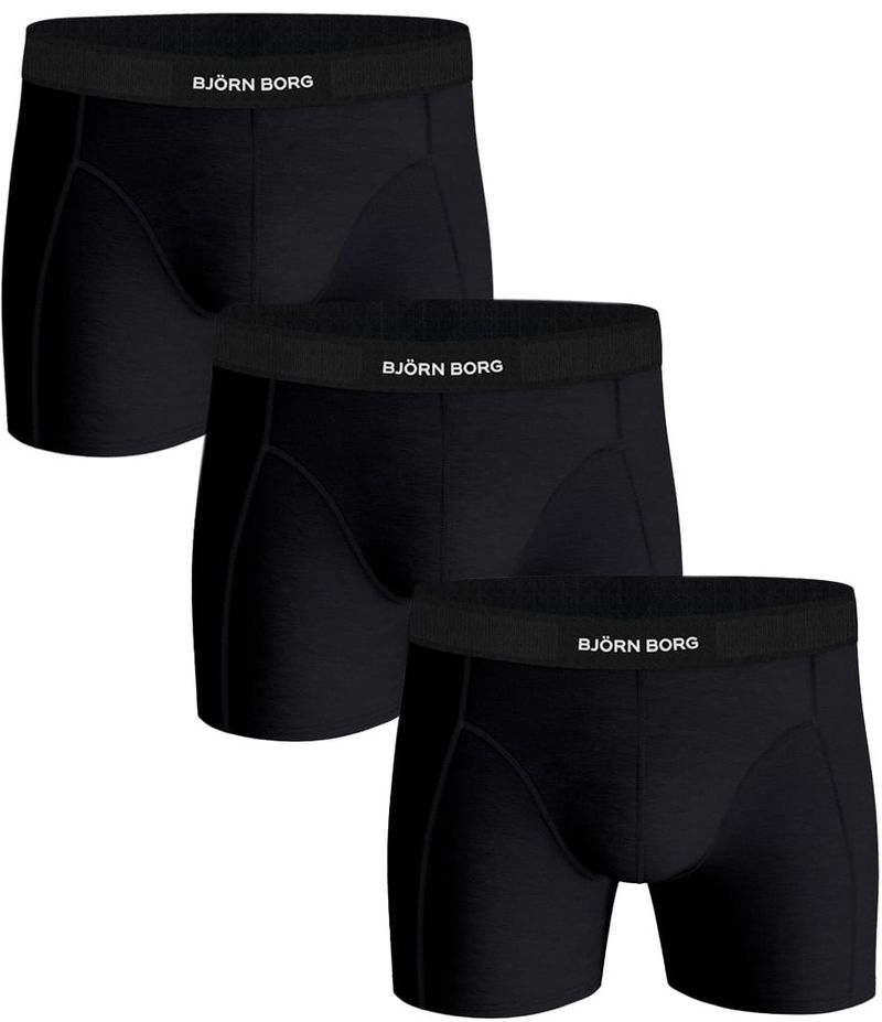 Bjorn Borg Shorts Premium 3er Pack Black - Größe L von Bjorn Borg