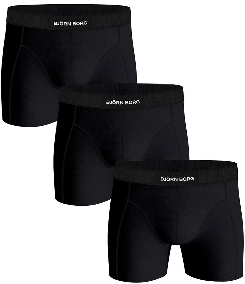 Bjorn Borg Shorts Premium 3er Pack Black - Größe XXL von Bjorn Borg