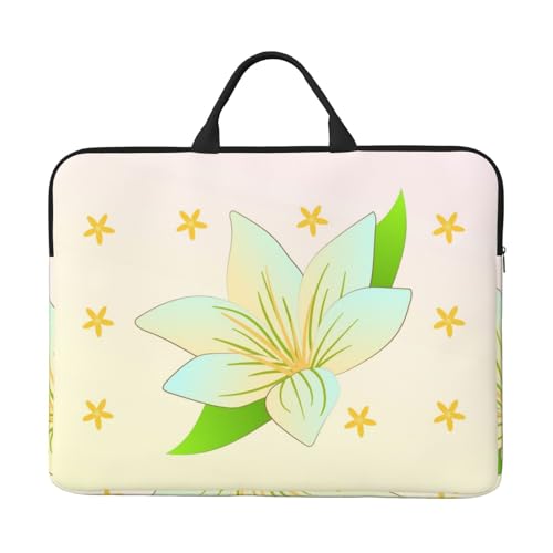 Bjyccar Blooming Daffodils Laptoptasche mit stoßfestem Futter und tragbarem Design, geeignet für Business und den täglichen Gebrauch. von Bjyccar