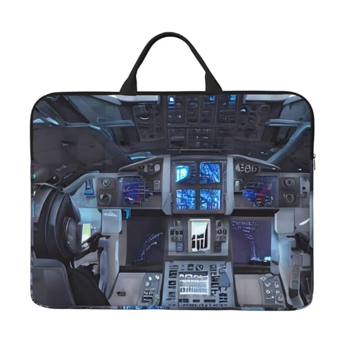 Bjyccar Cabin Of The Future 14-Zoll-Laptop-Tasche mit stoßfestem Futter und tragbarem Design, geeignet für den geschäftlichen und täglichen Gebrauch. von Bjyccar