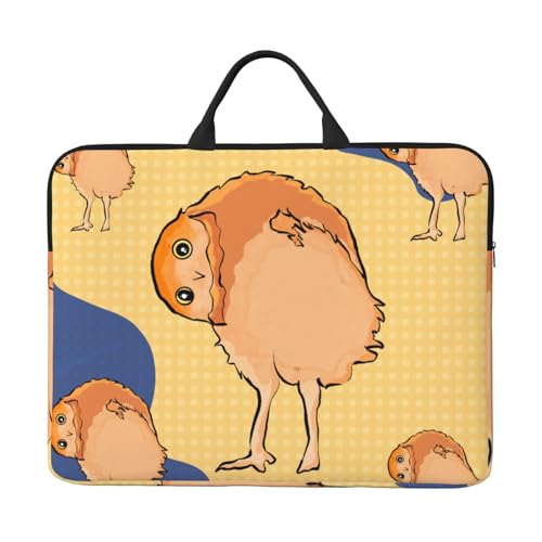 Crooked Owl 14-Zoll-Laptop-Tasche mit stoßfestem Futter und tragbarem Design, geeignet für den geschäftlichen und täglichen Gebrauch. von Bjyccar