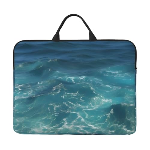 Die Deep Ocean 14-Zoll-Laptop-Tasche mit stoßfestem Futter und tragbarem Design, geeignet für den geschäftlichen und täglichen Gebrauch. Die Deep Ocean 14-Zoll-Laptop-Tasche mit stoßfestem Futter und tragbarem Design, geeignet für den geschäftlichen und täglichen Gebrauch. von Bjyccar