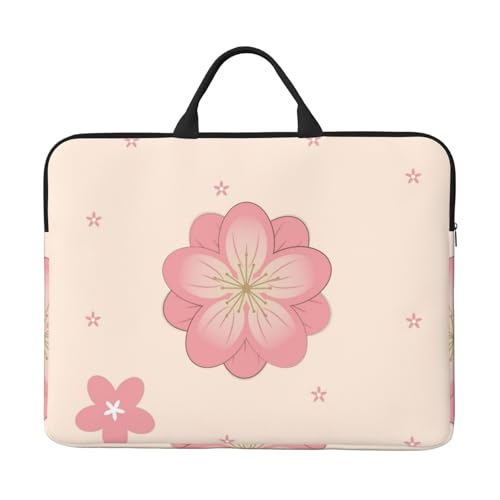 Little Pink Cherry Blossoms Laptoptasche mit stoßfestem Futter und tragbarem Design, geeignet für Business und den täglichen Gebrauch. von Bjyccar