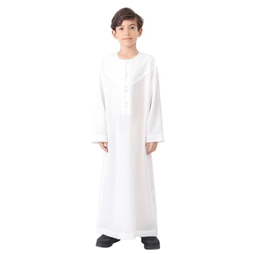 Bkazwe Kinder Abaya Kaftan Jungen Saudi Thobe Robe Langarm Tobe Kaftan Eid Kleider Arabisch Islamisch Kostüme islamische Kleidung Kinder Dubai Stil Ethnische Kleidung Bkazwe Kinder Abaya Kaftan Jungen Saudi Thobe Robe Langarm Tobe Kaftan Eid Kleider Arabisch Islamisch Kostüme islamische Kleidung Kinder Dubai Stil Ethnische Kleidung von Bkazwe