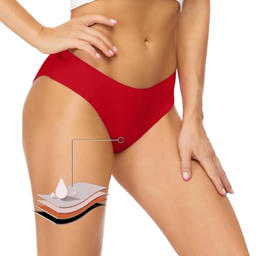 Perioden Badeshorts Damen Periode Bikini Bottoms Badehose Perioden Hose Badebekleidung Strandbikini Auslaufsichere Menstruationsunterwäsche Hohe Taille Boardshorts Menstruations Badeanzug von Bkazwe