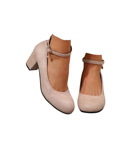 Pumps Damen High Heels Hochzeitsschuhe Mary Jane Schuhe Damenschuhe Elegant Und Bequem Absatzschuhe Kleid Schuhe Mit Blockabsatz Abendschuhe Brautschuhe mit Elastischem Bund Pumps Damen High Heels Hochzeitsschuhe Mary Jane Schuhe Damenschuhe Elegant Und Bequem Absatzschuhe Kleid Schuhe Mit Blockabsatz Abendschuhe Brautschuhe mit Elastischem Bund von Bkazwe