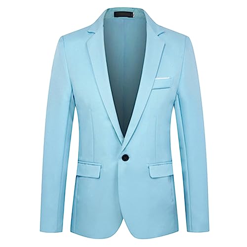 Sakko Kinder Junge Jacke Slim Fit Anzugjacke Party Revers Blazer Anzug Jacket Mit EIN Knopf Festlich Mantel Regular Fit für Hochzeit Freizeit Party von Bkazwe