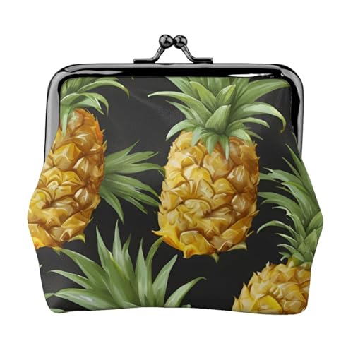 Ananas.Bedruckte vielseitige Münzgeldbörse, exquisite Mini-Geldbörse, niedlicher Kleingeldbeutel für jeden Anlass von Bkdogkt