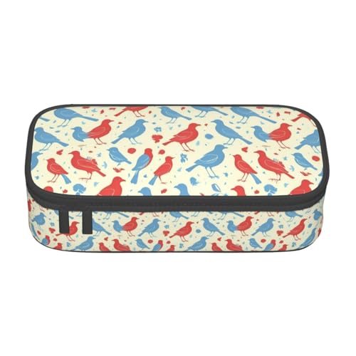 Bkdogkt Federmäppchen, Motiv: Magier Hase, 21,6 x 5,1 x 9,4 cm, großes Fassungsvermögen, funktionale Aufbewahrung für Büro und Reisen von Bkdogkt