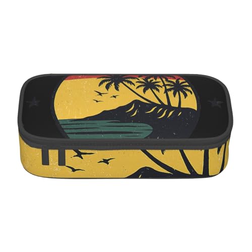 Bkdogkt Jamaica Tropic-standard-scale-4_00x Print 21,6 x 5,1 x 9,4 cm, großes Fassungsvermögen, funktionale Aufbewahrung für Büro, Reisen von Bkdogkt