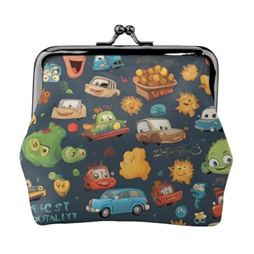 Comic ar Print Vielseitige Münzgeldbörse Exquisite Mini-Geldbörse Niedliche Kleingeldtasche für jeden Anlass von Bkdogkt