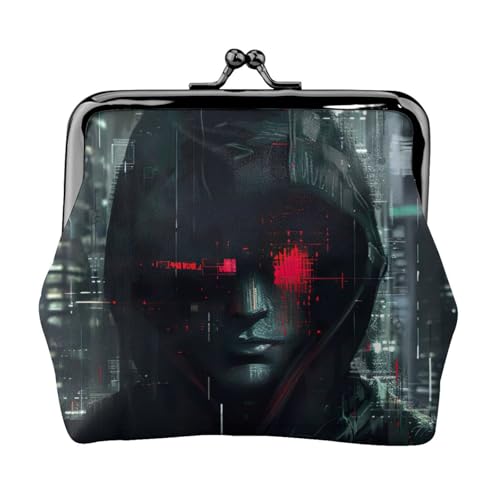 Hacker Era Print Vielseitige Münzbörse Exquisite Mini Wallet Niedliche Kleingeldtasche für jeden Anlass von Bkdogkt