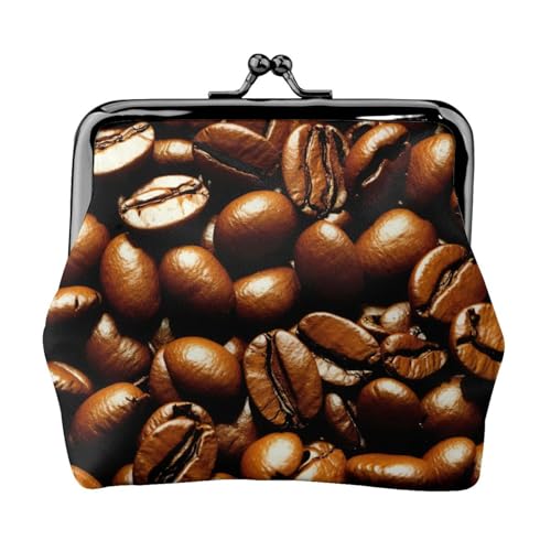 Lustiger gerösteter Kaffeebohnen-Druck, vielseitige Münzbörse, exquisite Mini-Geldbörse, niedlicher Kleingeldbeutel für jeden Anlass von Bkdogkt