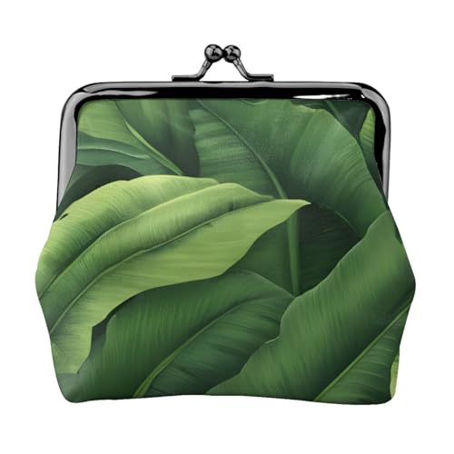 Vielseitige Münzbörse mit Bananenblatt-Motiv, exquisite Mini-Geldbörse, niedlicher Kleingeldbeutel für jeden Anlass Vielseitige Münzbörse mit Bananenblatt-Motiv, exquisite Mini-Geldbörse, niedlicher Kleingeldbeutel für jeden Anlass von Bkdogkt