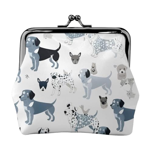 Vielseitige Münzbörse mit Dackel-Motiv, exquisite Mini-Geldbörse, niedliches Kleingeldfach für jeden Anlass von Bkdogkt