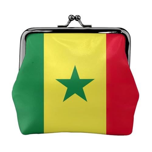 Vielseitige Münzbörse mit Flagge von Senegal, exquisite Mini-Geldbörse, niedlicher Kleingeldbeutel für jeden Anlass von Bkdogkt