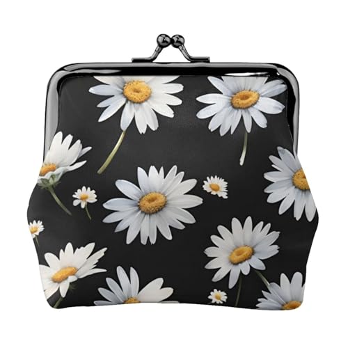 Vielseitige Münzbörse mit Frühlingsgänseblümchen-Druck, exquisite Mini-Geldbörse, niedlicher Kleingeldbeutel für jeden Anlass von Bkdogkt