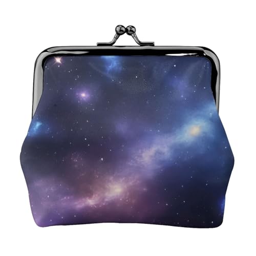 Vielseitige Münzbörse mit Galaxie-Druck, exquisite Mini-Geldbörse, niedliches Kleingeldfach für jeden Anlass von Bkdogkt