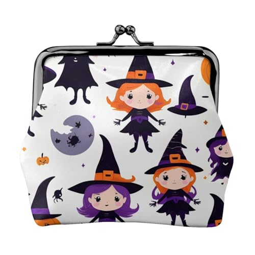 Vielseitige Münzbörse mit Geister-Horror-Motiv, Halloween, Kürbis-Druck, exquisite Mini-Geldbörse, niedlicher Kleingeldbeutel für jeden Anlass von Bkdogkt