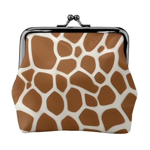 Vielseitige Münzbörse mit Giraffen-Druck, exquisite Mini-Geldbörse, niedliches Kleingeldfach für jeden Anlass von Bkdogkt