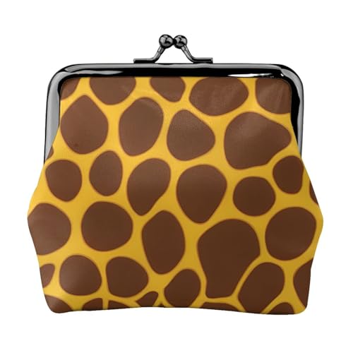 Vielseitige Münzbörse mit Giraffen-Druck, exquisite Mini-Geldbörse, niedliches Kleingeldfach für jeden Anlass von Bkdogkt