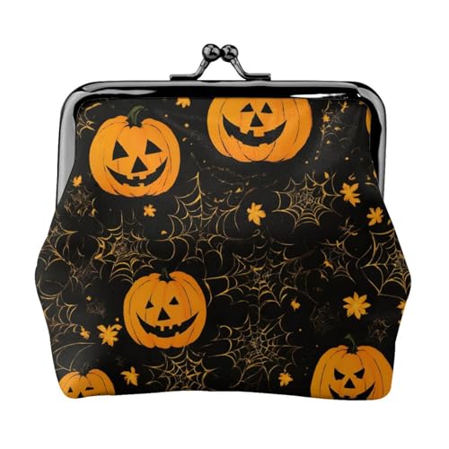 Vielseitige Münzbörse mit Halloween-Kürbis-Druck, exquisite Mini-Geldbörse, niedlicher Kleingeldbeutel für jeden Anlass Vielseitige Münzbörse mit Halloween-Kürbis-Druck, exquisite Mini-Geldbörse, niedlicher Kleingeldbeutel für jeden Anlass von Bkdogkt