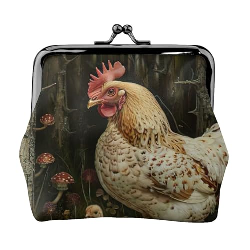 Vielseitige Münzbörse mit Hühnerbrut, exquisite Mini-Geldbörse, niedlicher Kleingeldbeutel für jeden Anlass von Bkdogkt