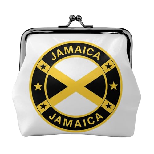 Vielseitige Münzbörse mit Jamaika-Wappen-Aufdruck, exquisite Mini-Geldbörse, niedlicher Kleingeldbeutel für jeden Anlass von Bkdogkt