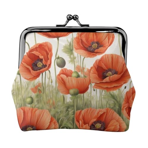 Vielseitige Münzbörse mit Mohnblumen-Aufdruck, exquisite Mini-Geldbörse, niedliches Kleingeldfach für jeden Anlass Vielseitige Münzbörse mit Mohnblumen-Aufdruck, exquisite Mini-Geldbörse, niedliches Kleingeldfach für jeden Anlass von Bkdogkt
