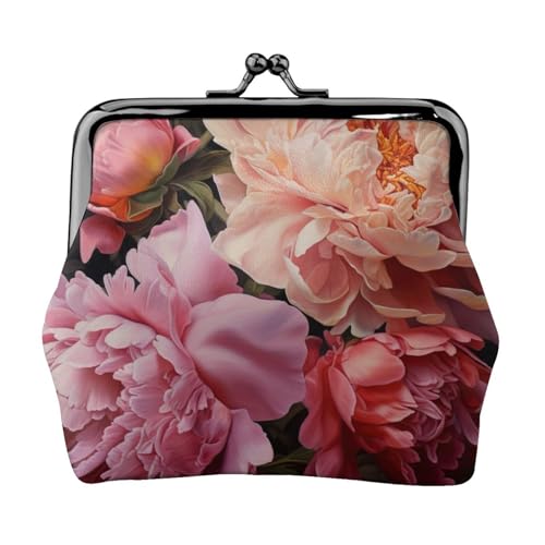 Vielseitige Münzbörse mit Pfingstrosen-Motiv, exquisite Mini-Geldbörse, niedliches Kleingeldfach für jeden Anlass Vielseitige Münzbörse mit Pfingstrosen-Motiv, exquisite Mini-Geldbörse, niedliches Kleingeldfach für jeden Anlass von Bkdogkt