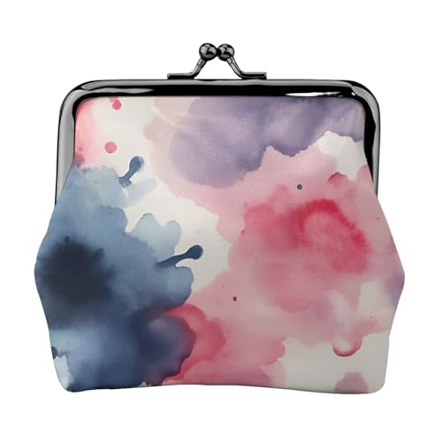 Vielseitige Münzbörse mit buntem Gouache-Druck, exquisite Mini-Geldbörse, niedliches Kleingeldfach für jeden Anlass Vielseitige Münzbörse mit buntem Gouache-Druck, exquisite Mini-Geldbörse, niedliches Kleingeldfach für jeden Anlass von Bkdogkt
