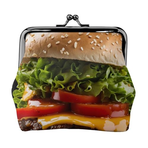 Vielseitige Münzgeldbörse mit Lebensmittelaufdruck, exquisite Mini-Geldbörse, niedliche Kleingeldtasche für jeden Anlass von Bkdogkt