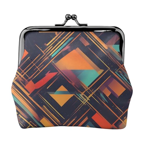 Vielseitige Münzgeldbörse mit abstraktem geometrischem Muster, Weltraumdruck, exquisite Mini-Geldbörse, niedliches Kleingeldfach für jeden Anlass Vielseitige Münzgeldbörse mit abstraktem geometrischem Muster, Weltraumdruck, exquisite Mini-Geldbörse, niedliches Kleingeldfach für jeden Anlass von Bkdogkt