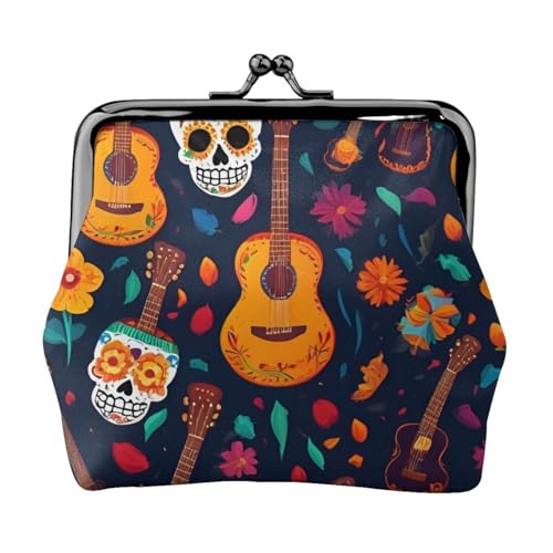 Vielseitige Münzgeldbörse mit buntem Blumenschädel-Motiv, exquisite Mini-Geldbörse, niedliches Kleingeldfach für jeden Anlass Vielseitige Münzgeldbörse mit buntem Blumenschädel-Motiv, exquisite Mini-Geldbörse, niedliches Kleingeldfach für jeden Anlass von Bkdogkt