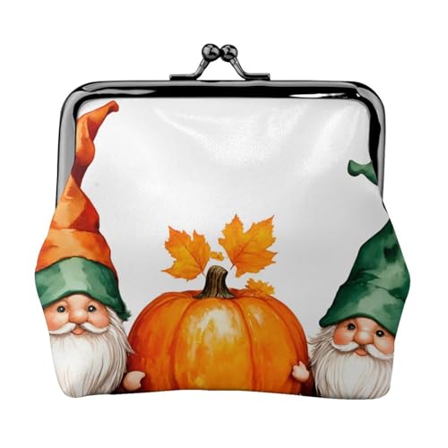 Vielseitige Münzgeldbörse mit weihnachtlichem Zwergdruck, exquisite Mini-Geldbörse, niedliches Kleingeldfach für jeden Anlass von Bkdogkt