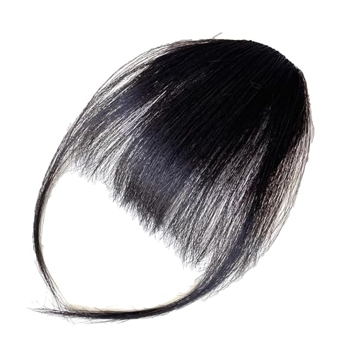 Bkljkf Clip-in-Pony, Clip-on-Echthaar-Pony | Human Fringe Damen-Stirn-Clip-in-Pony | Deckt dünner werdendes Haar ab. Haarteile für den Alltag, Schwestern, Ehefrau, Haarverlängerung, Pony zum Bkljkf Clip-in-Pony, Clip-on-Echthaar-Pony | Human Fringe Damen-Stirn-Clip-in-Pony | Deckt dünner werdendes Haar ab. Haarteile für den Alltag, Schwestern, Ehefrau, Haarverlängerung, Pony zum von Bkljkf