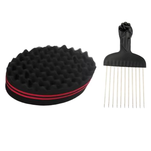 Bkljkf Haarschwamm - Twist Bürste Für Dreadlocks Formung - Volumen Styling Tool Für Dreadlocks Kinder Damen Herren Familie Freunde von Bkljkf