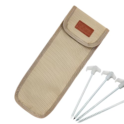 Bkljkf Hering Beutel,Camping Heringe Organizer Tasche - Robuste 900D Oxford Stoff wasserdichte Tasche Zum Verstauen Und Transportieren Von Picknick Zeltheringen Wanderreisen von Bkljkf