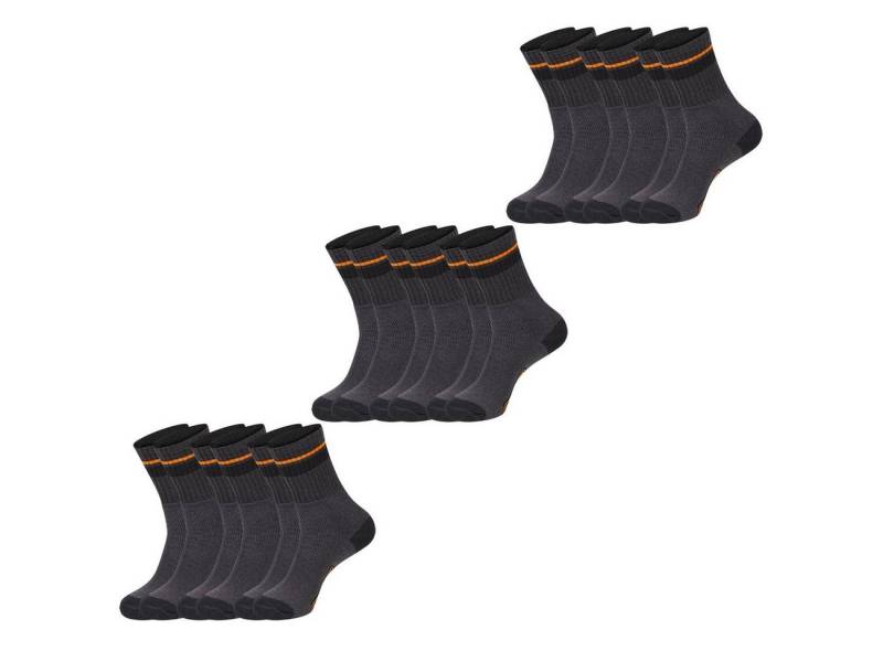 Black + Decker Sportsocken Black & Decker Essential Crew (9-Paar) Work Arbeitssocken im 6er 9er 12er Pack von Black + Decker