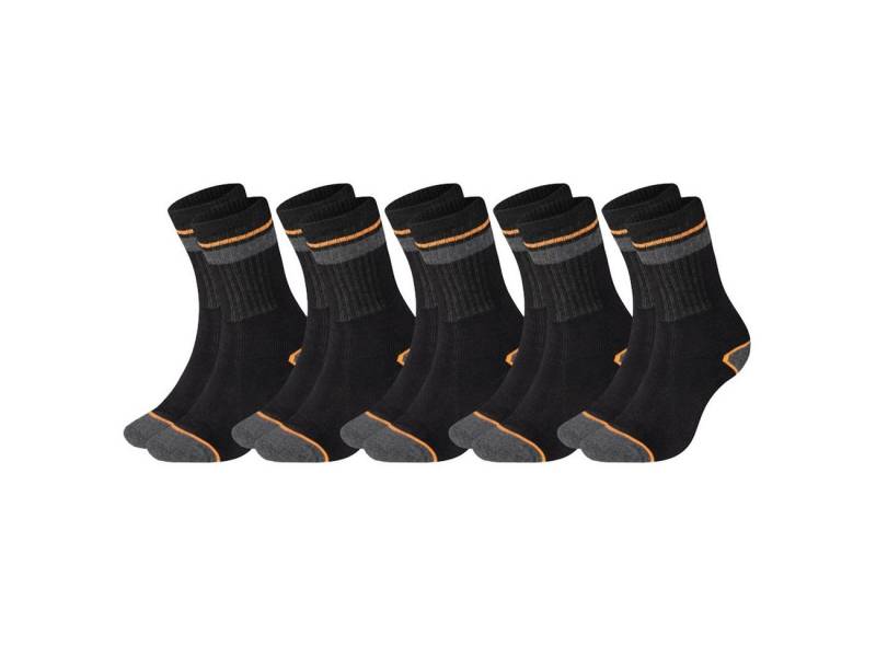Black + Decker Sportsocken Heavy Fabric Crew (5-Paar) Work Arbeitssocken im 5er 10er 15er Sparpack von Black + Decker