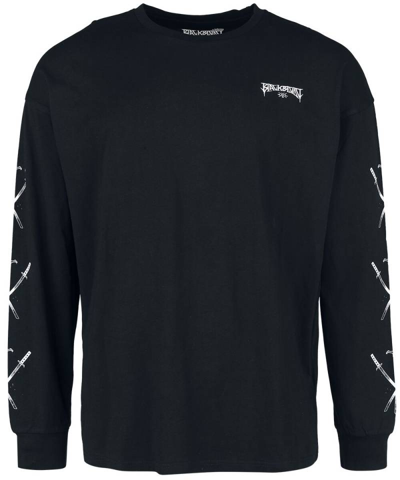 Black Blood by Gothicana Longsleeve With Heart And Sword Print Langarmshirt schwarz in M von Black Blood by Gothicana
