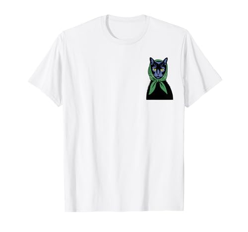 Coole Schwarze Katzentaschen-Druck Katze Grafikdesign Jungen Mädchen T-Shirt von Black Cat Lover Graphic Print Apparel Men Women