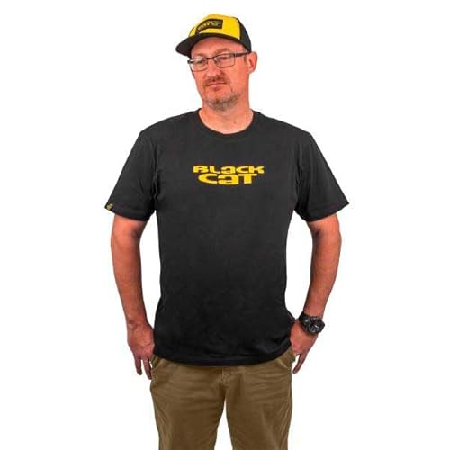 BLACK CAT Logo Short Sleeve T-Shirt XL von Black Cat