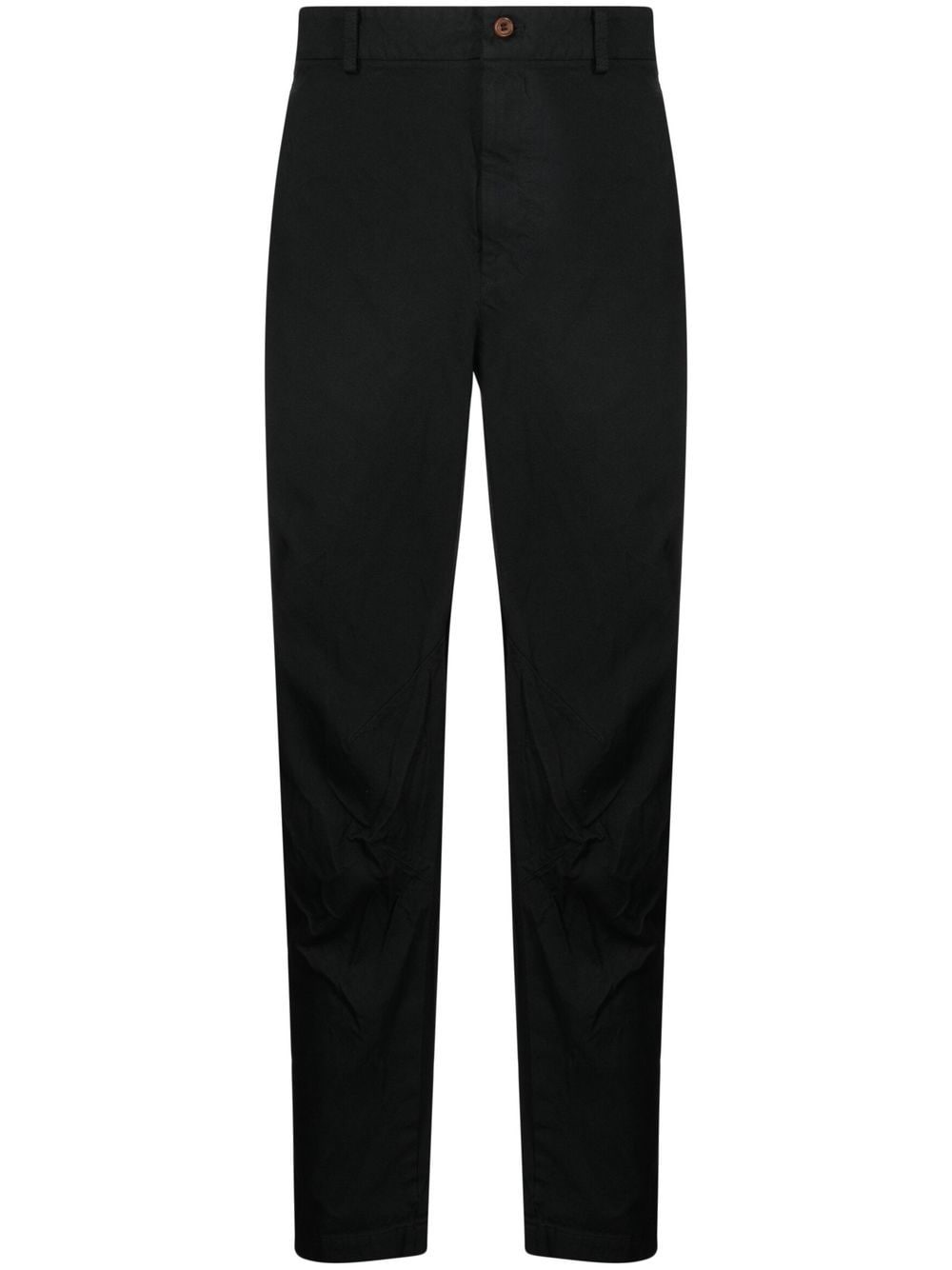 Black Comme Des Garçons Halbhohe Cropped-Hose - Schwarz von Black Comme Des Garçons