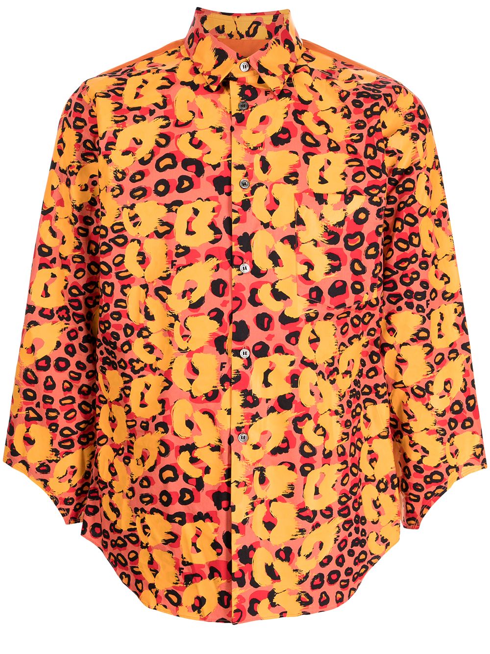 Black Comme Des Garçons x Filip Pagowski Hemd mit Print - Rot von Black Comme Des Garçons