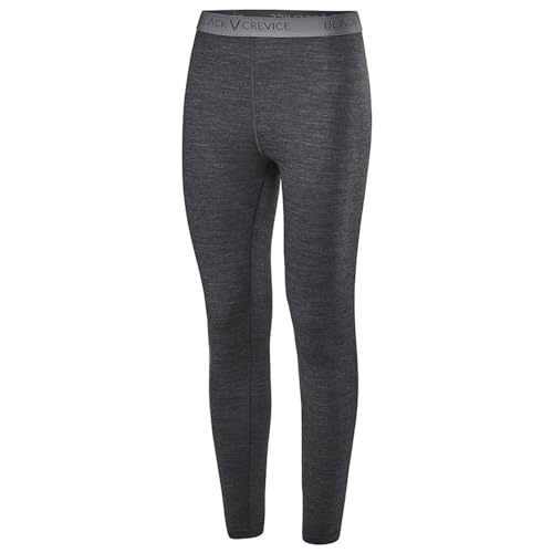 Black Crevice Damen Merino Unterhose, anthrazit/Grey, 38 von Black Crevice