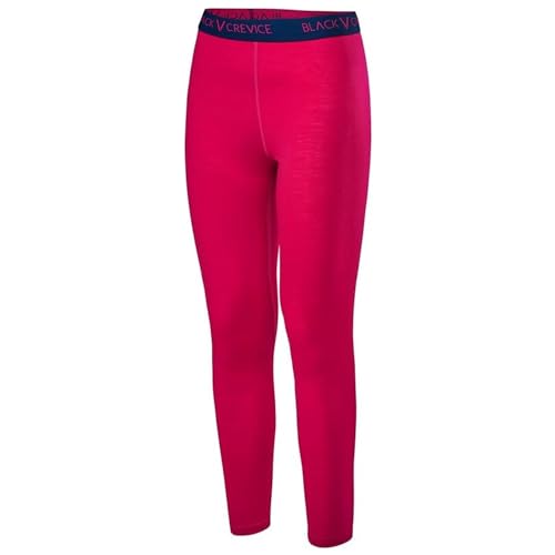 Black Crevice Damen Merino Unterhose, pink/Steel Blue, 36 von Black Crevice