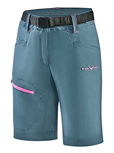 Black Crevice Damen Trekking Shorts, Blue Mirage/pink, 38 von Black Crevice