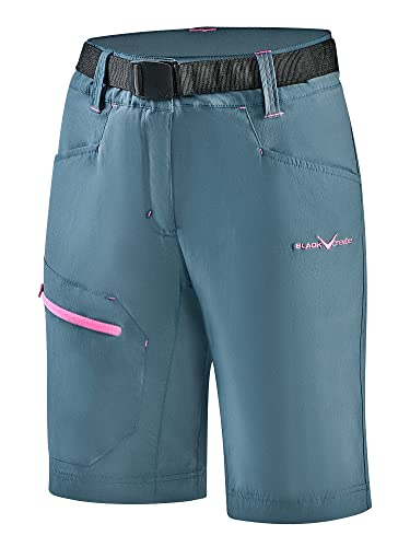 Black Crevice Damen Trekking Shorts, Blue Mirage/pink, 44 von Black Crevice