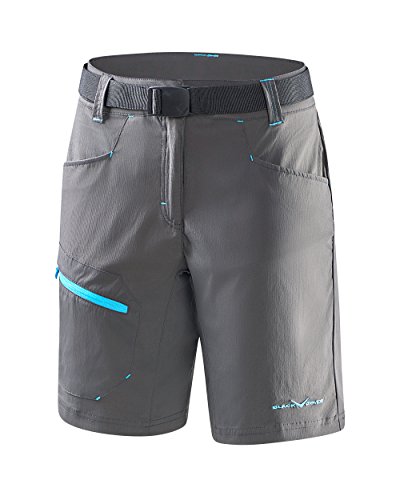 Black Crevice Damen Trekking Shorts, anthrazit, 46 von Black Crevice